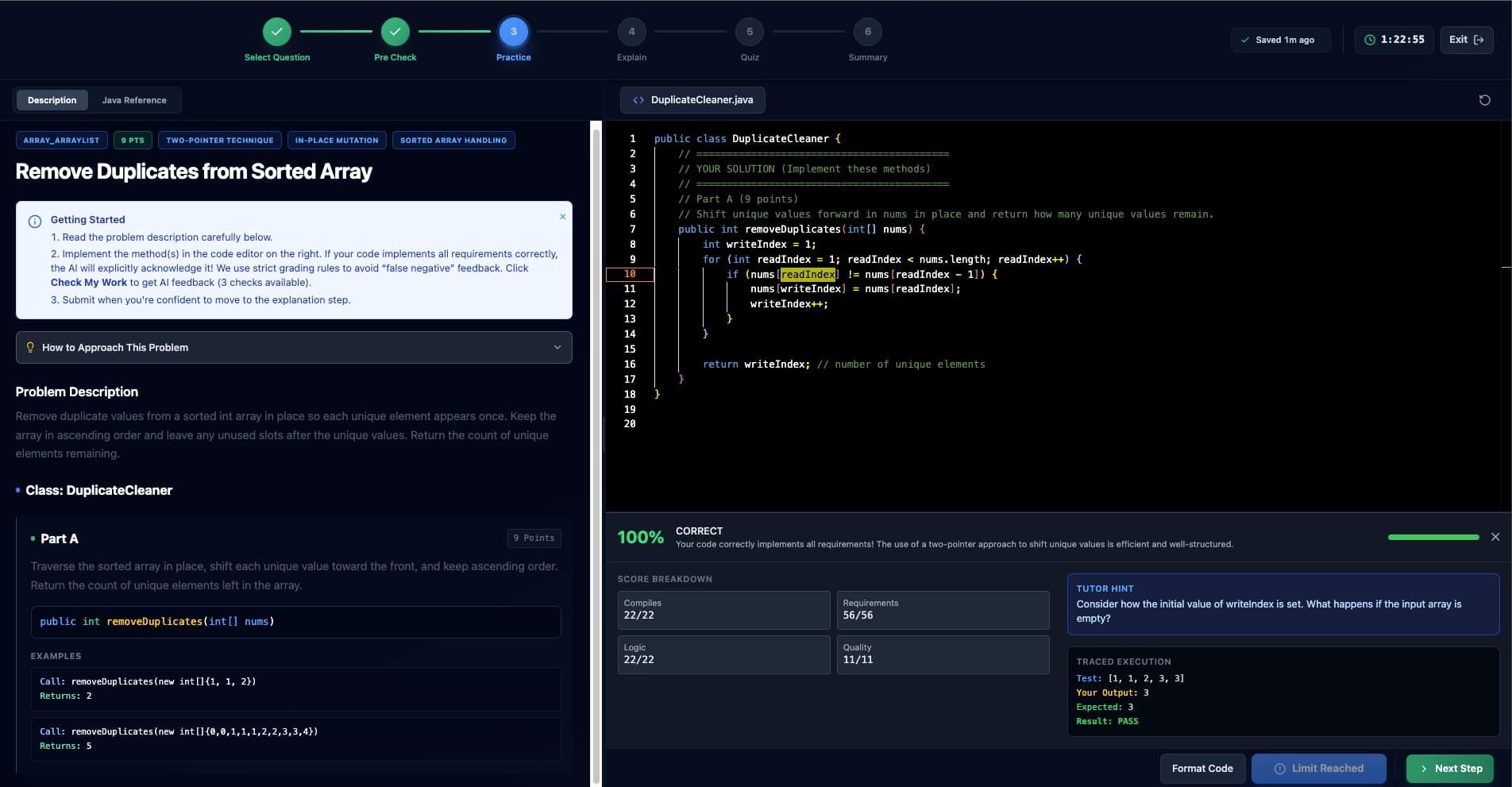 SmartFRQ Coding Interface